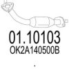 MTS 01.10103 Exhaust Pipe
